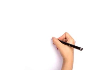 writing with pencil